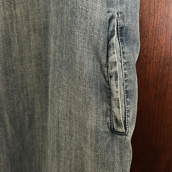 Denim Blue Casual Dress - Picture 4 of 9